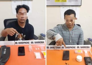 2 Pengedar Narkoba Digulung Tim Ojoloyo Polres Kampar