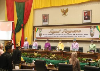 Paripurna Istimewa DPRD Inhil Dalam Rangka Milad Inhil Ke-57 Berlangsung Khidmat