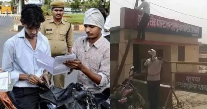 Kocak! Listrik Pos Polisi Dipadamkan Gegara Petugas Gardu Tidak Terima Ditilang, Ini Videonya