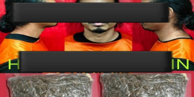 Polisi Gagalkan Penyelundupan 1 Kg Ganja yang Dipesan dari Jakarta