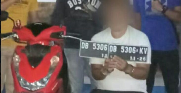 Ketahuan Curi Motor Milik Sepupu Majikan, Pria di Kotamobagu Ini Ditangkap Polisi