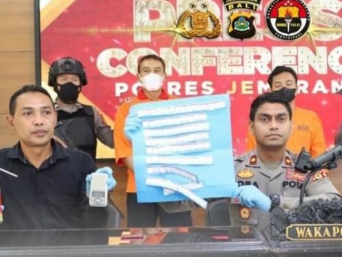 Jadi Bandar Sabu, Pecatan Polisi Ini Ditangkap Polres Jembrana