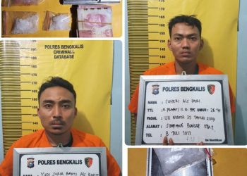Polisi Tangkap 2 Bandar Sabu di Bathin Solapan, Bengkalis