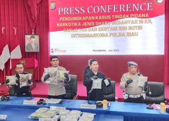 Simpan 1 Kg Ganja Kering,  Mahasiswa Pekanbaru Ditangkap Polda Riau