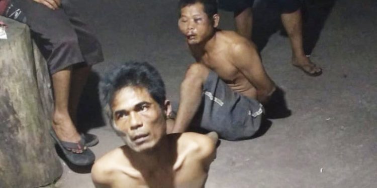 Babak Belur Dibogem Warga, Dua Terduga Pencurian di Kota Batam Berdamai