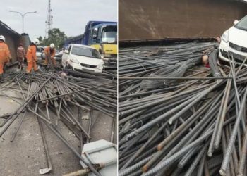 Kecelakaan Mengerikan di Malaysia Libatkan 8 Kendaraan Dan 21 Pengendara Sepeda Motor