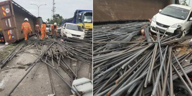 Kecelakaan Mengerikan di Malaysia Libatkan 8 Kendaraan Dan 21 Pengendara Sepeda Motor