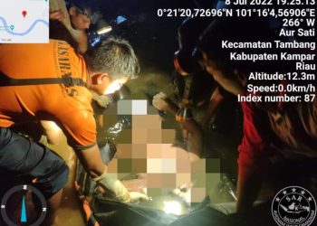 Korban hanyut Tenggelam di Sungai Kampar Akhirnya Ditemukan