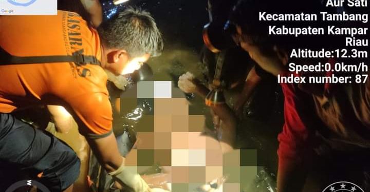 Korban hanyut Tenggelam di Sungai Kampar Akhirnya Ditemukan