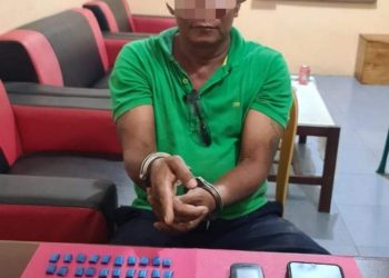 Tunggu Pembeli, Pengedar Sabu Ditangkap  Polsek Siak Hulu
