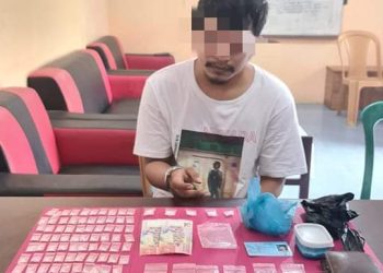 Polsek Siak Hulu Tangkap Pengedar Narkoba Dengan Barang Bukti 83 Paket Sabu