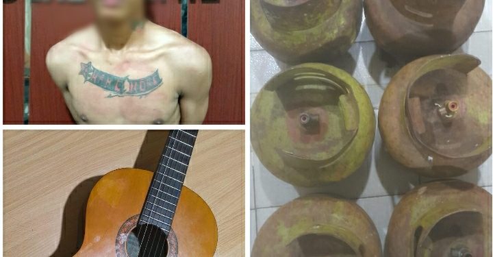 Ditangkap Curi Alat Musik, Seorang Pria di Tembilahan Ternyata Juga Curi LPG 3 Kilogram