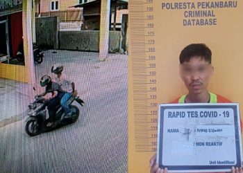Nekat Rampas Gelang Emas Warga Diatas Motor, Ridwan Dibekuk Polresta Pekanbaru