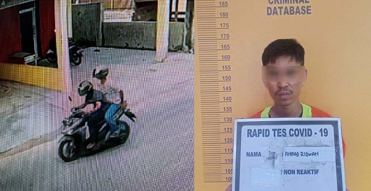 Nekat Rampas Gelang Emas Warga Diatas Motor, Ridwan Dibekuk Polresta Pekanbaru