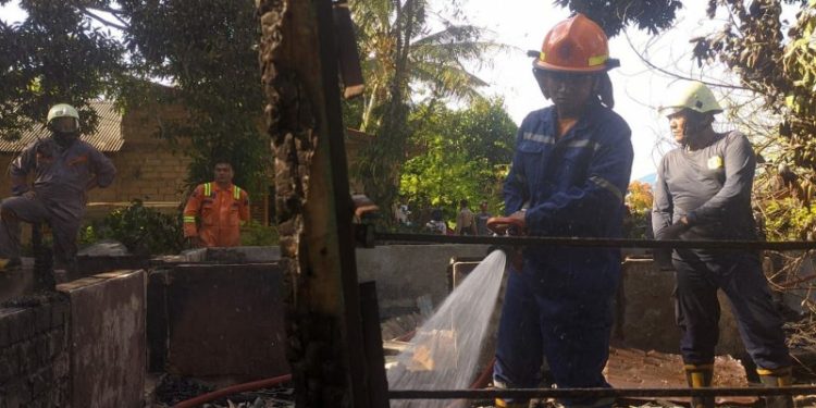 Gegara Lebah, Rumah Warga Bintan Ludes Terbakar