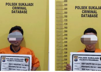 Curi 5 Set Besi Scafolding, Dua Pria di Pekanbaru Diringkus Usai Aksinya Terekam CCTV