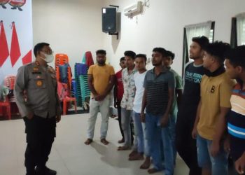 Tak Miliki Dokumen Lengkap, 45 PMI dan 13 WNA yang Hendak Berangkat ke Malaysia Diamankan Polres Dumai