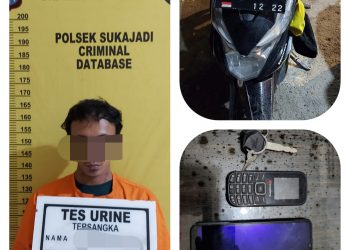 Gelapkan Sepeda Motor Ojol, Pemuda Asal Rumbai Ditangkap Polisi