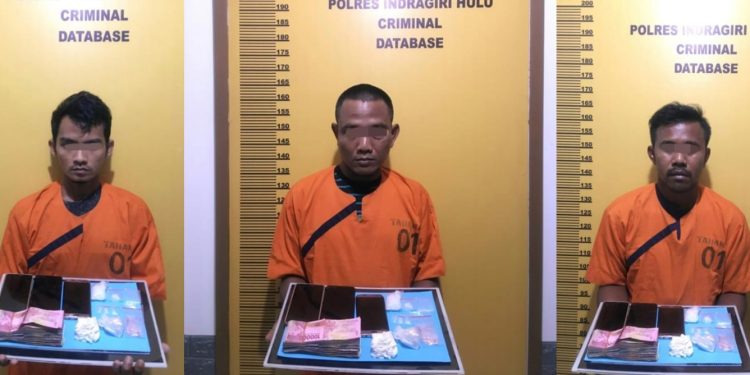 3 Pengedar Sabu di Air Molek Digulung Polisi