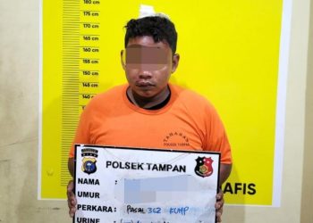 Tabrak Gundukan Pasir Karena Panik, Maling Motor di Pekanbaru Ditangkap Warga