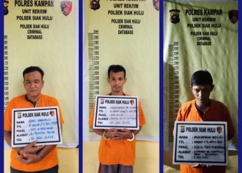 Hendak Melarikan Diri, Tiga Pelaku Pencurian Besi Penyangga Tower PLN Diringkus Polisi