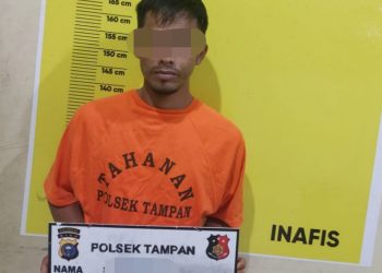 Gagal Curi Motor, Pelaku Curanmor di Pekanbaru Bonyok Dihakimi Massa