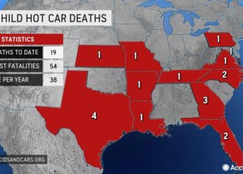 Bocah 5 tahun tewas setelah ditemukan di dalam mobil terparkir di Texas