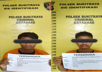 Berbekal CCTV, 2 Maling  Granit Luxury Home Dibekuk Polsek Bukit Raya Pekanbaru