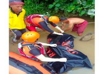 4 Hari Hilang, Nelayan Temukan Jasad Raffa Mengapung Di Sungai Batang Kuantan
