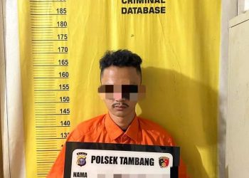 Polsek Tambang Tangkap Penjual Chip Higgs Domino di Kualu