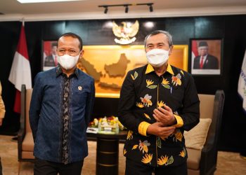 Gubri Syamsuar bersama Menteri Bahlil