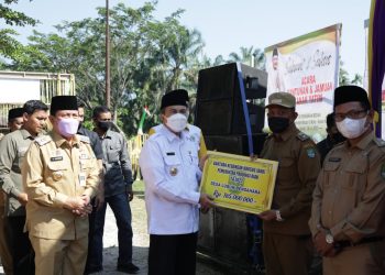 Gubri saat Kunker di Rokan Hulu