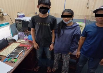 Temukan Bong Sabu Saat Razia Pekat di Hotel Sabrina, Dua Pria Dan Satu Wanita Digiring Petugas Satpol PP