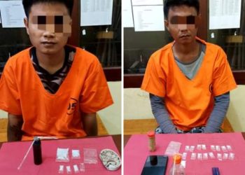 Dua Bandar Narkoba di Kampar Kiri di Ringkus Polisi