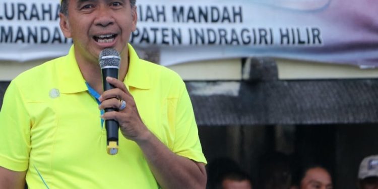 Ketua DPRD Inhil Ferryandi Tutup Open Turnamen Pemuda Cup Kecamatan Mandah