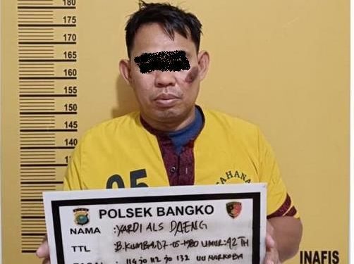 Sering Nyabu, Dua Warga Dumai Diciduk Polsek Bangko