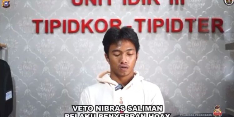 Sebar Berita Hoax Kekerasan Geng Motor, Remaja di Pekanbaru Diamankan Polisi