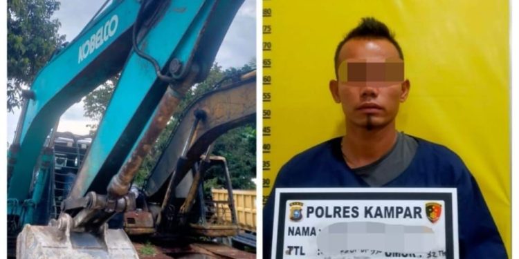 Sudah Tiga Pekan, Polisi Masih Lakukan Penyidikan Terhadap Pemilik Tambang Ilegal di Desa Kualu Nenas