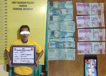 Penjual Chip Domino Diringkus Polsek Tandun