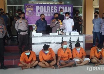 Eksploitasi Anak Dibawah Umur Untuk Dipekerjakan di Cafe Esek-Esek, Empat Pelaku Ditangkap Polres Siak