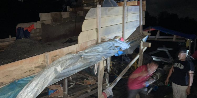 Polisi Gerebek Pelaku PETI di Kaunsing, Satu Orang Ditangkap