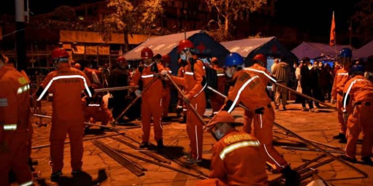 Korban tewas gempa China menjadi 65 orang, diprediksi akan terus bertambah