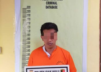 Pelaku Penipuan Jual Beli Rumah di Ringkus Polsek Siak Hulu