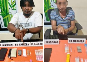 Dua Bandar Narkoba di Tapung Hulu di Ringkus Satresnarkoba Polres Kampar