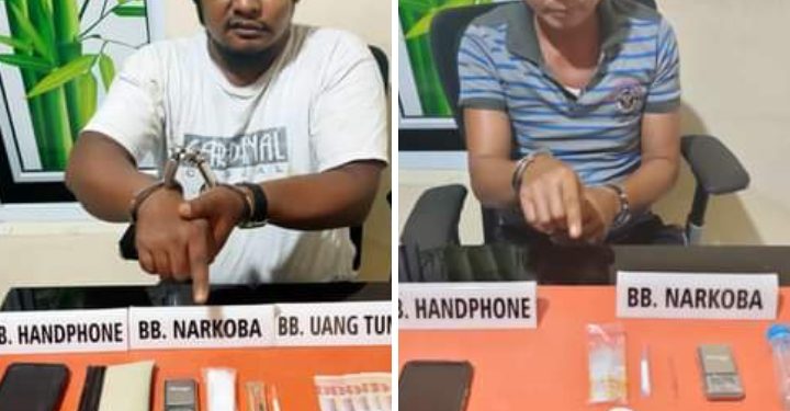 Dua Bandar Narkoba di Tapung Hulu di Ringkus Satresnarkoba Polres Kampar