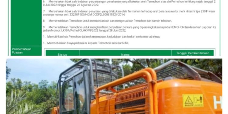 Menang Pra Peradilan, PN Pekanbaru BebaskanTersangka Perambah Kawasan Hutan Lindung di Inhu