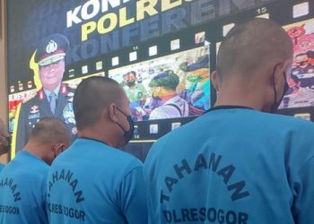 Bobol 10 Minimarket, Komplotan Residivis Diamankan Polres Bogor