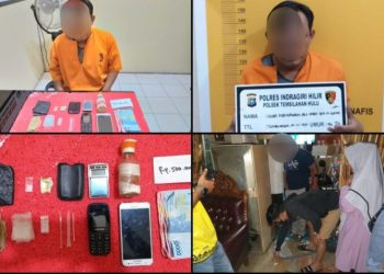 Polsek Tembilahan Hulu Ringkus Pelaku Narkotika Dengan Barang Bukti 0,35 Gram Sabu