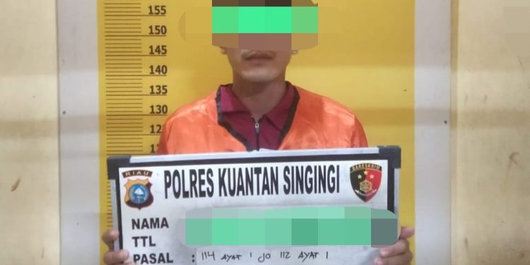 Jadi Kurir Sabu, Warga Kuansing Ditangkap Polisi