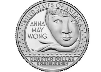 Aktris Anna May Wong menjadi orang Asia-Amerika pertama yang ditampilkan dalam mata uang AS